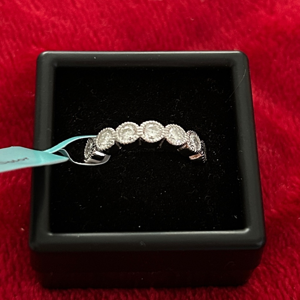 Moissanite Diamond eternity band size 7 Retail‎ $300